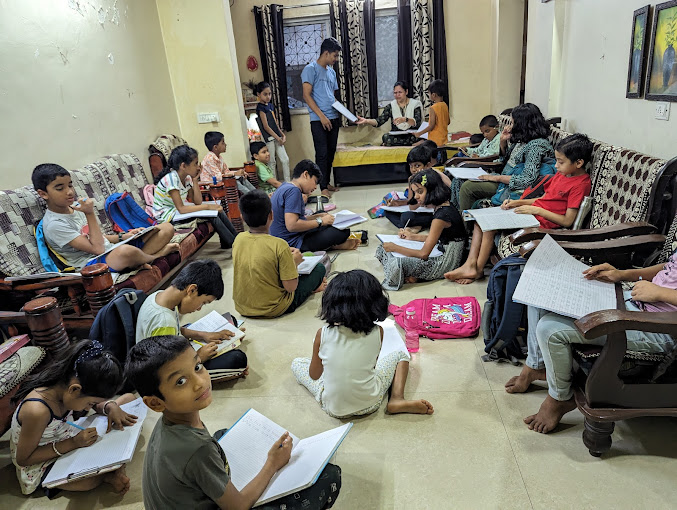 Calligraphy Lesson in Pimpri-Chinchwad 1